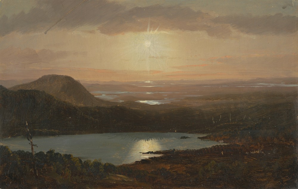 Eagle Lake Viewed from Cadillac Mountain, Mount Desert Island, Maine (1850–60)
