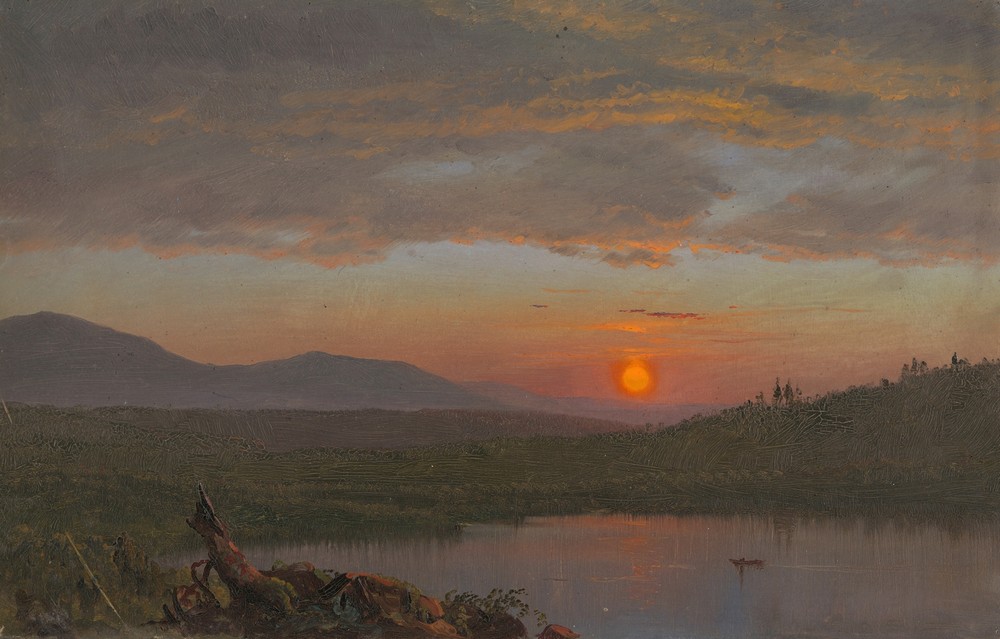 Hudson Valley, New York at Sunset (1870–80)