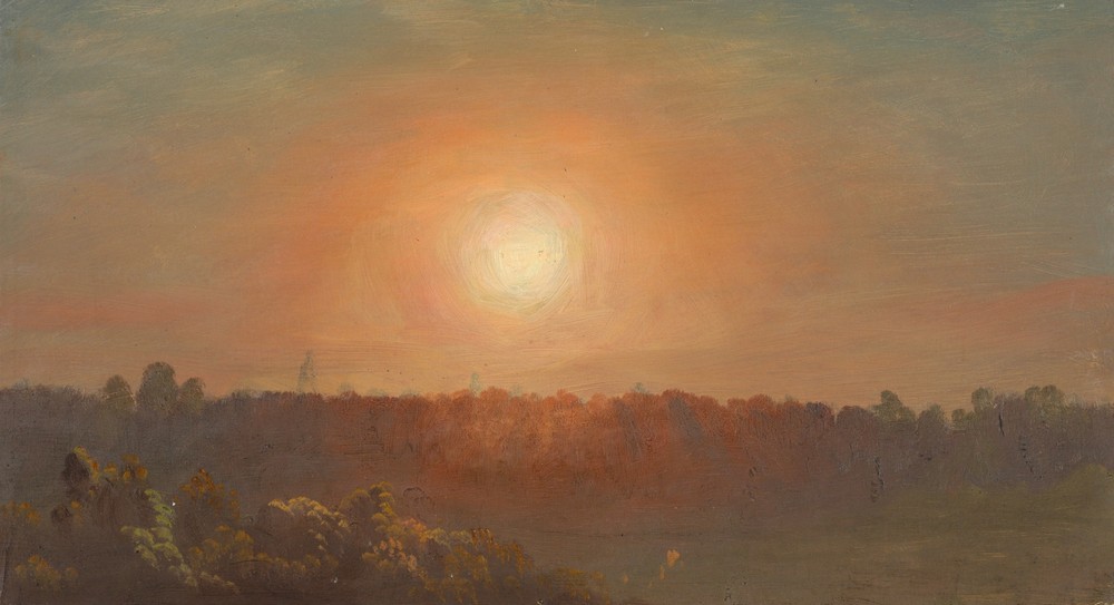 Landscape at sunset (1860–70)