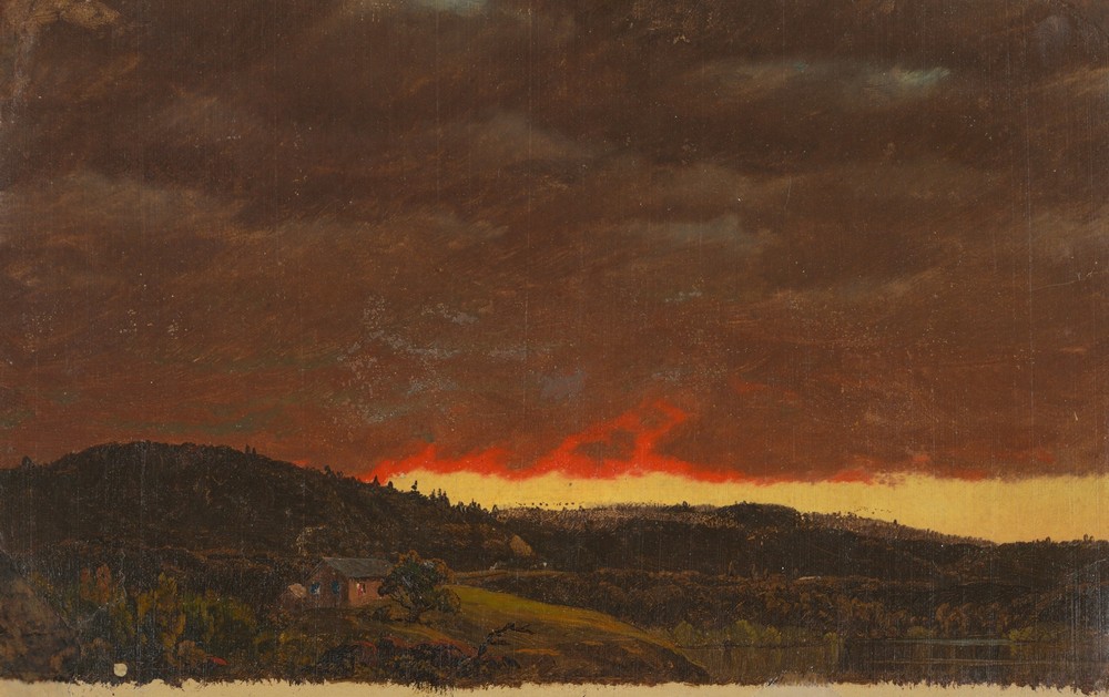 Landscape, sunset (ca. 1845)