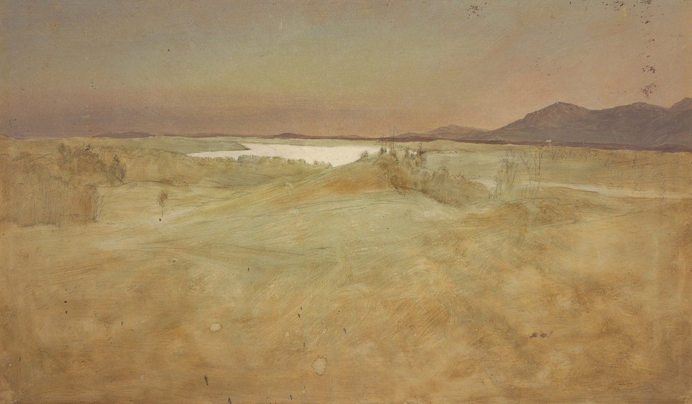 Looking from Olana, Southwest Across Hudson Valley (1870–80)