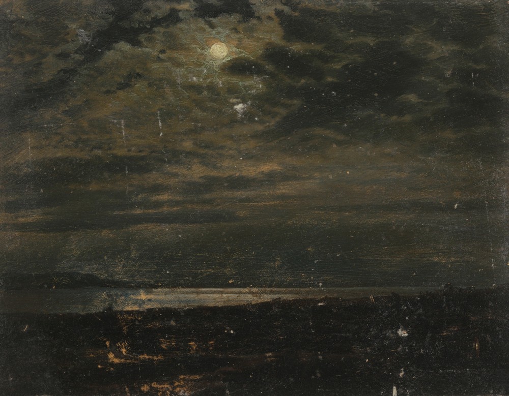 Maine Coast, moonlight (1845–55)