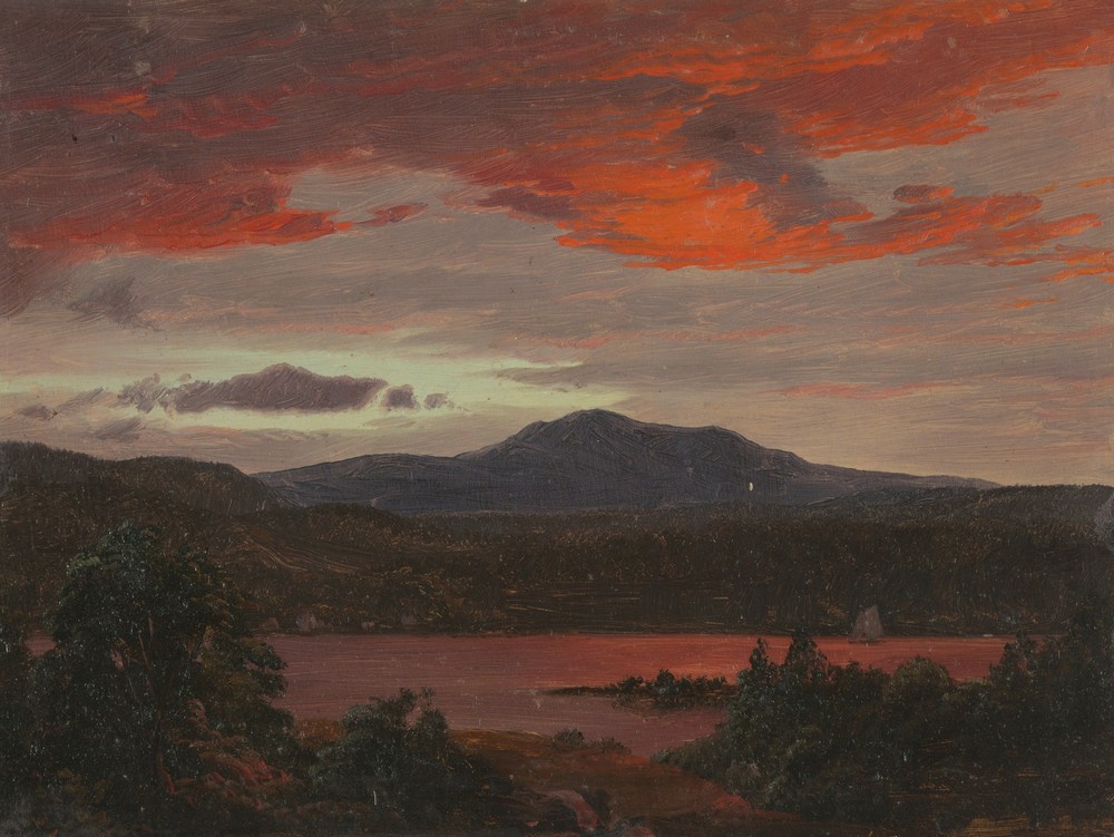 Mount Katahdin from Lake Katahdin, Maine (ca. 1853)