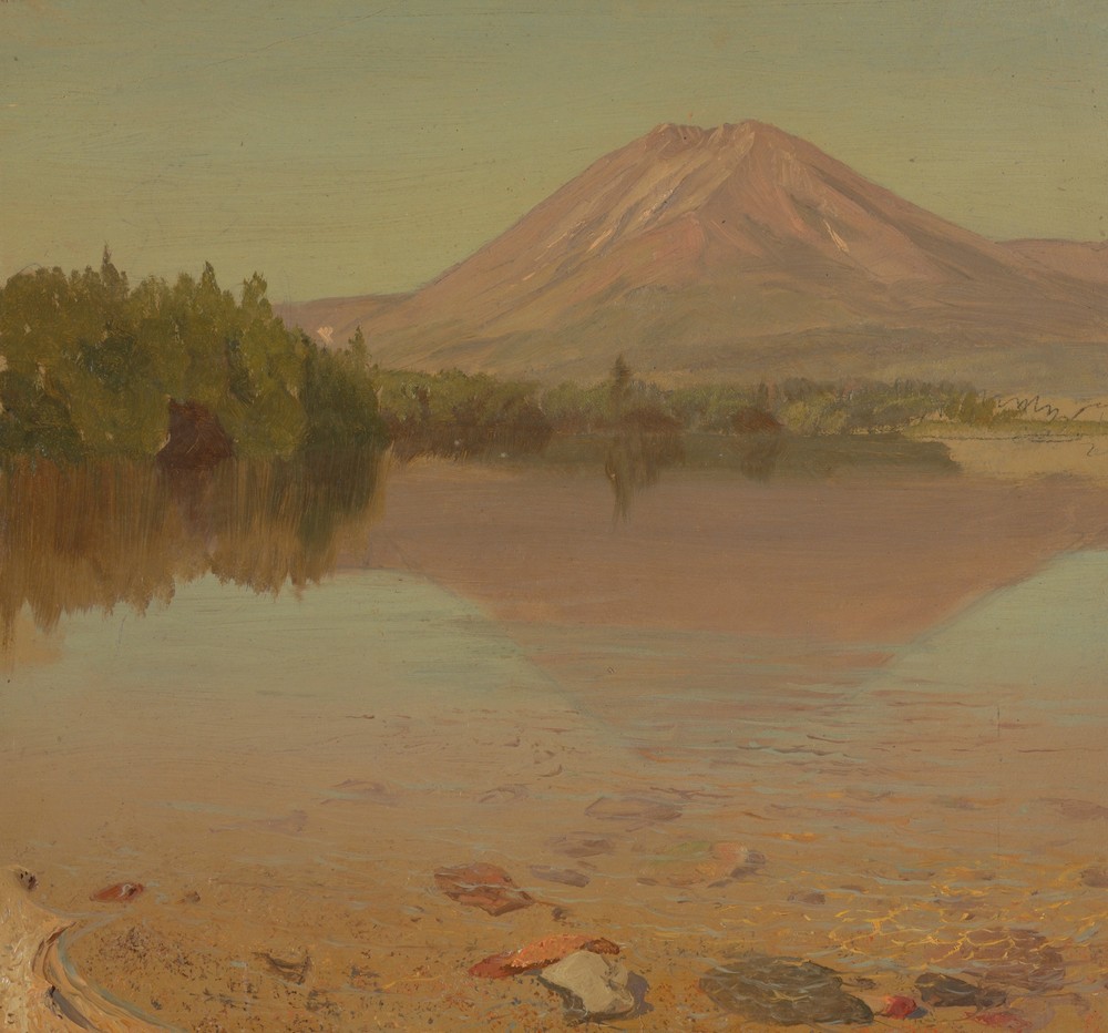 Mt. Katahdin from Lake Katahdin (possibly 1870)