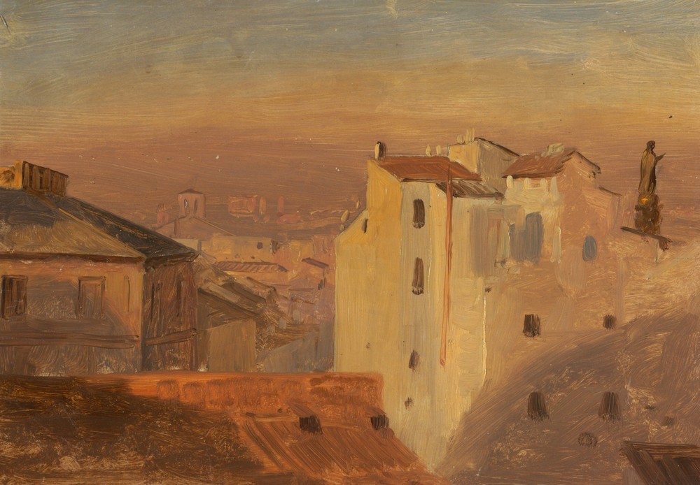 Rooftops, Rome, Italy (1868–69)