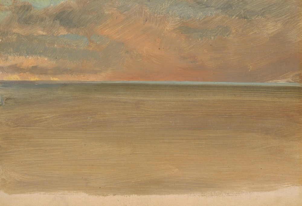 Seascape with Icecap in the Distance