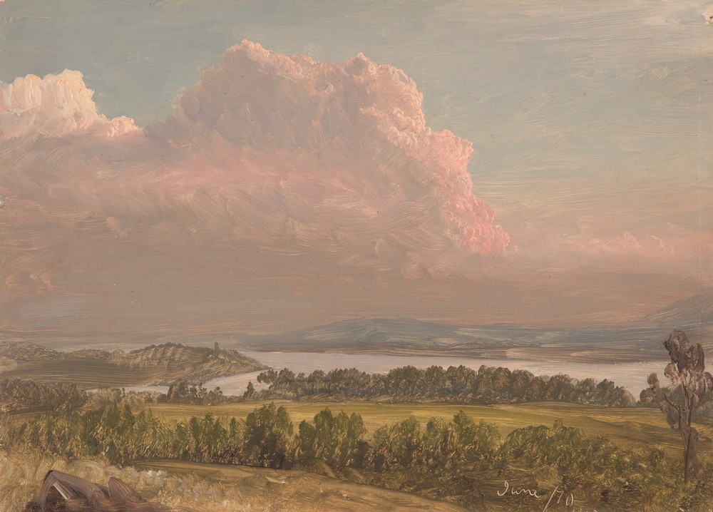 Sunset across the Hudson Valley