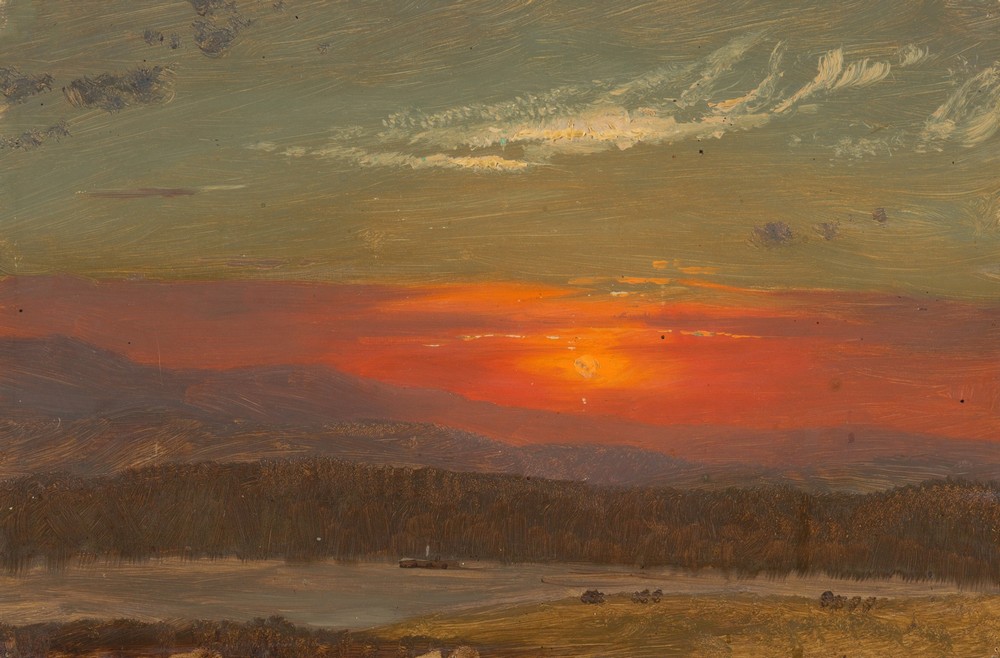 Sunset over the Catskills (1870–80)