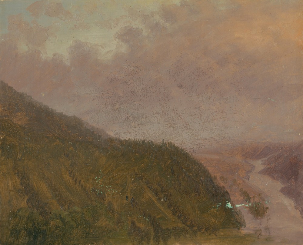 Valley from top of a high hill (Europe) (1860–70)