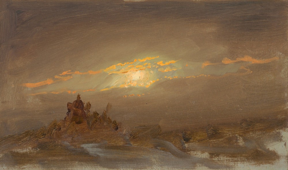 Winter Landscape at Moonlight (ca. 1870)