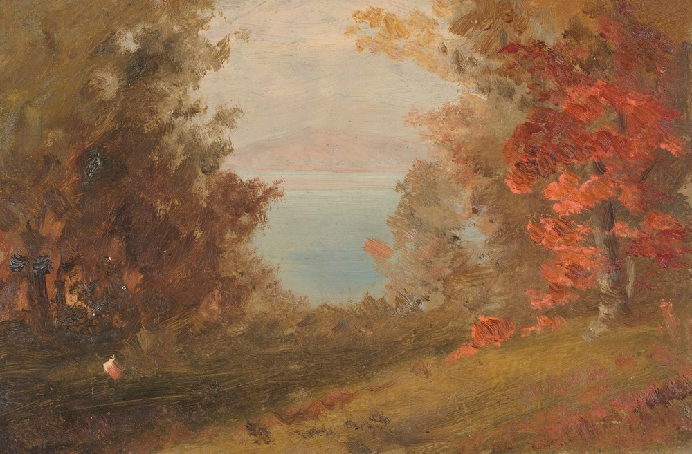 Woodland Scene in Autumn (Hudson, New York or Maine) (1860–70)
