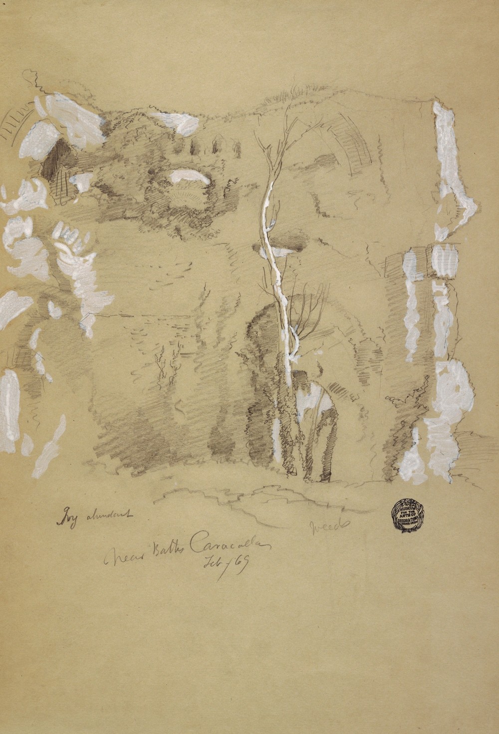Landscape near the Baths of Caracalla, Rome