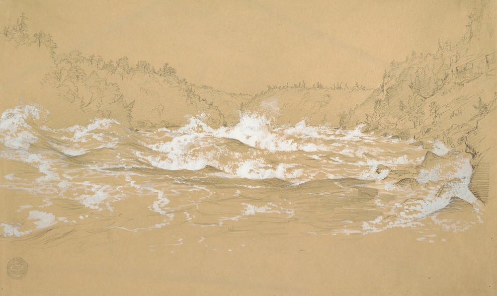 Niagara River Gorge (1856 or 1858)