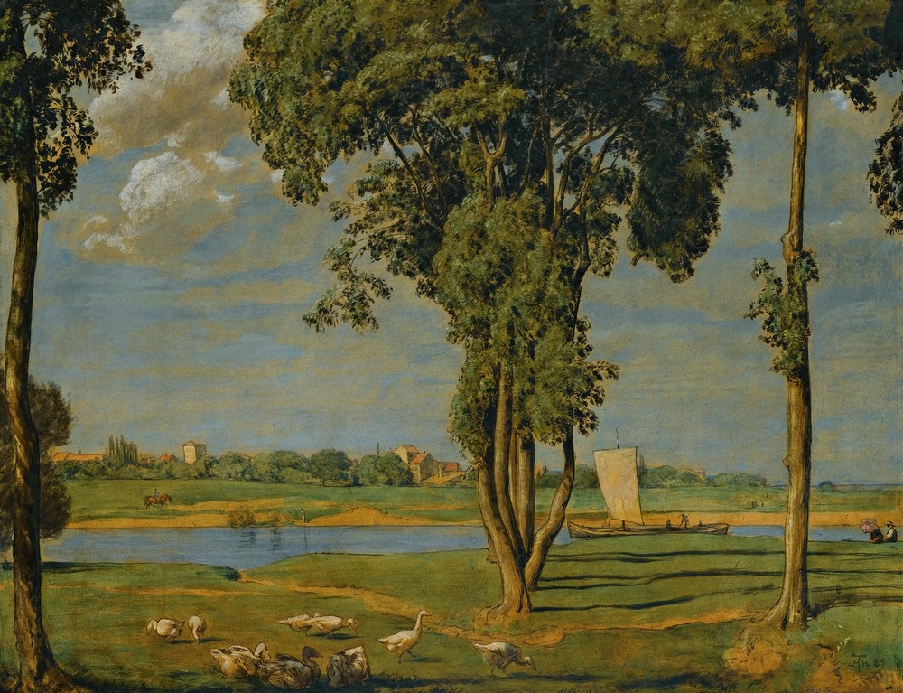 On The Banks Of The River Main
