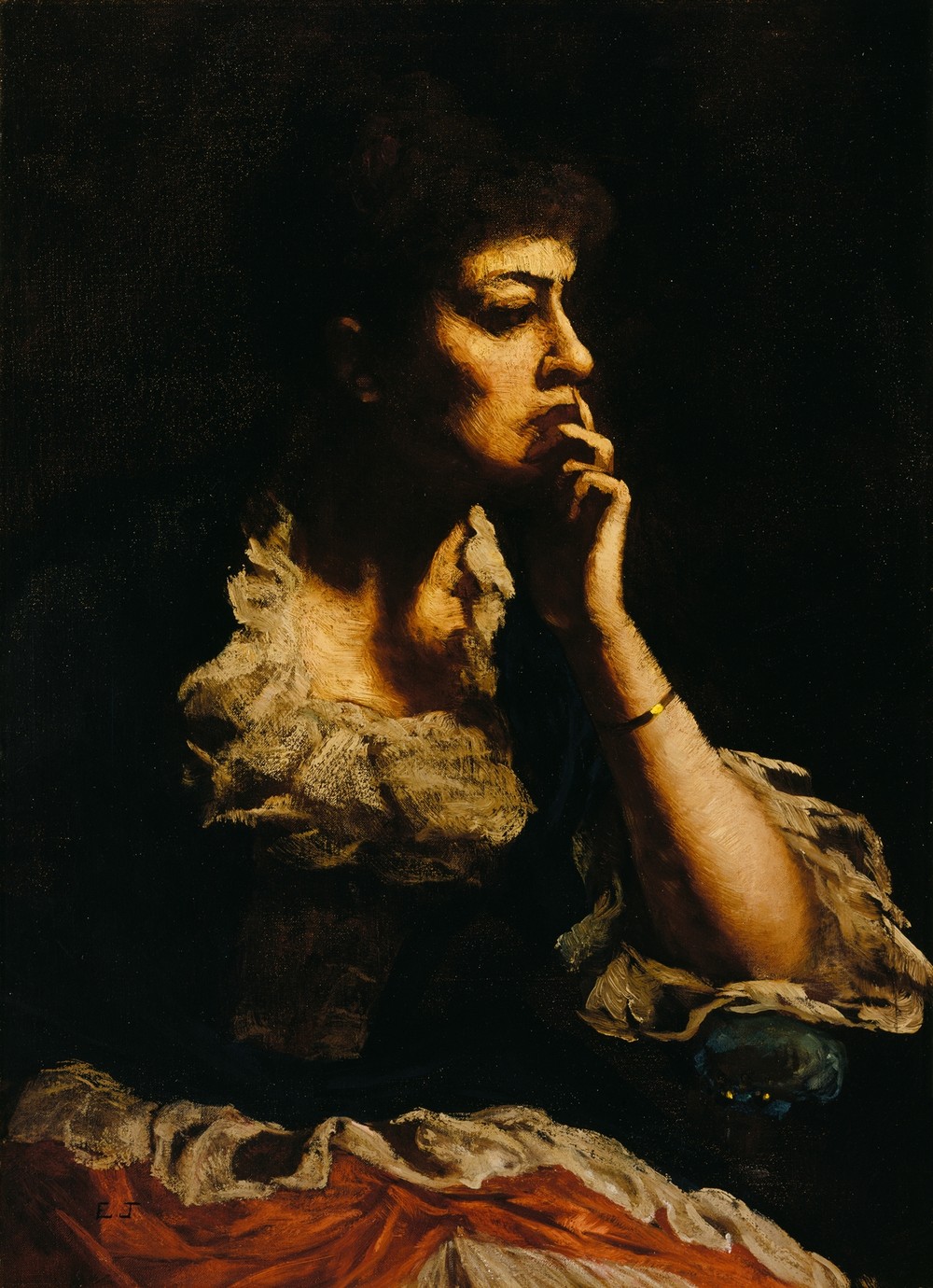 Portrait of Mrs. Eastman Johnson (ca. 1888)