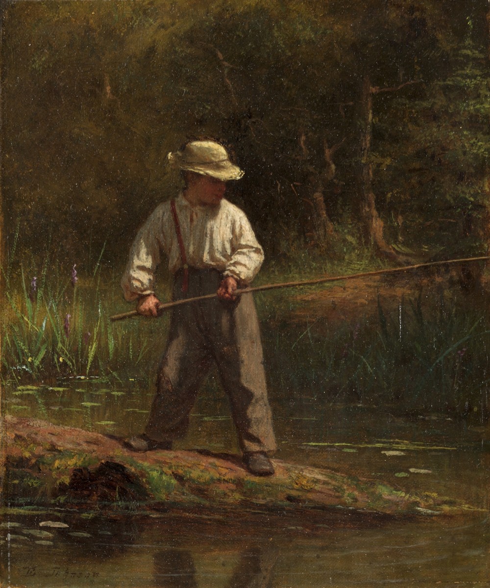 Boy Fishing (1860s)
