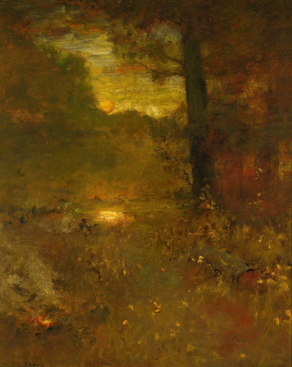 Landscape At Sundown; The Close Of Day (The Veteran’s Return)