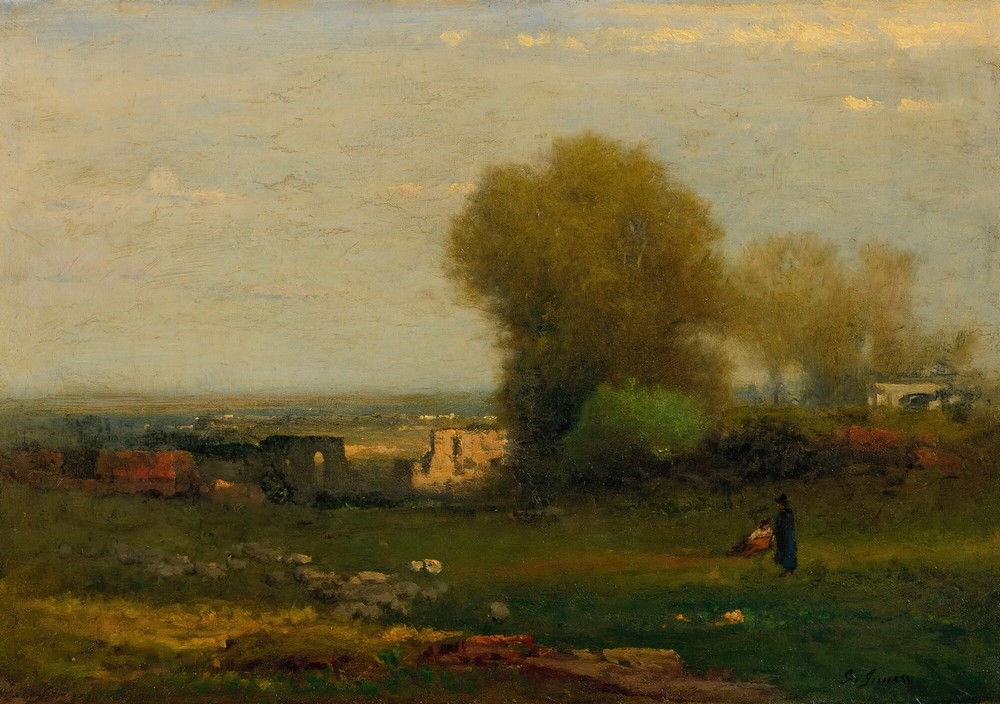 By The Old Aqueduct, Campagna, Italy (circa 1873)