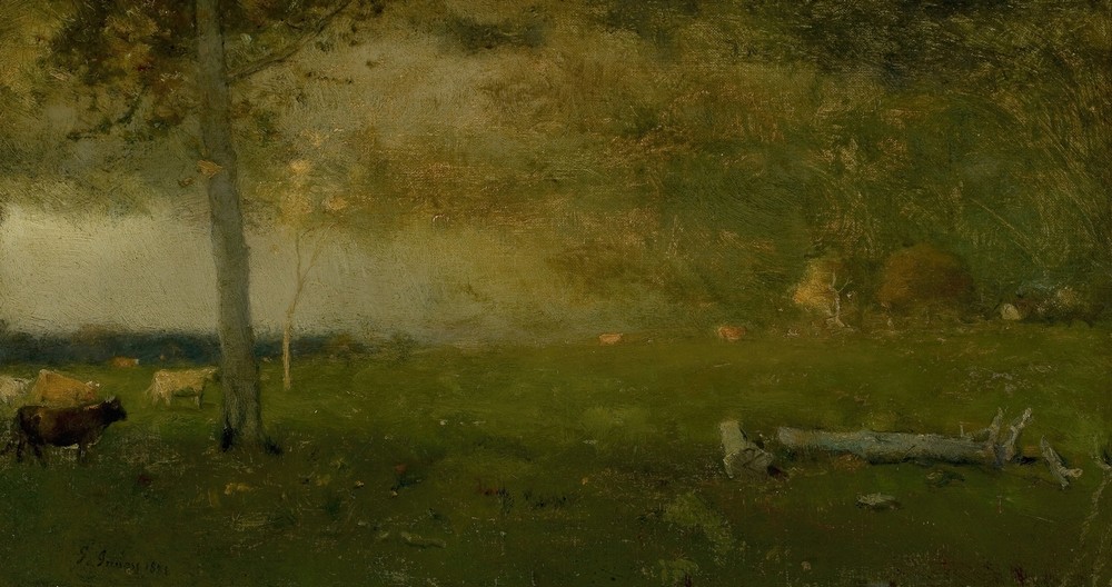 Landscape (Cattle in Storm)