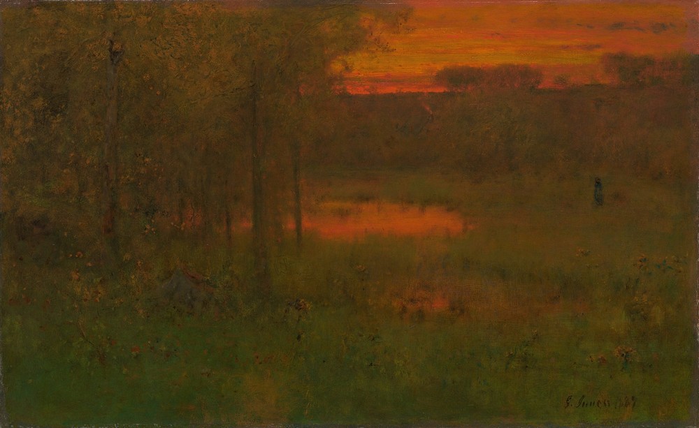 Landscape, Sunset (1887-89)