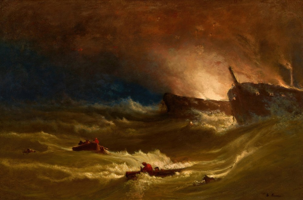 Tragedy at Sea (About 1864)