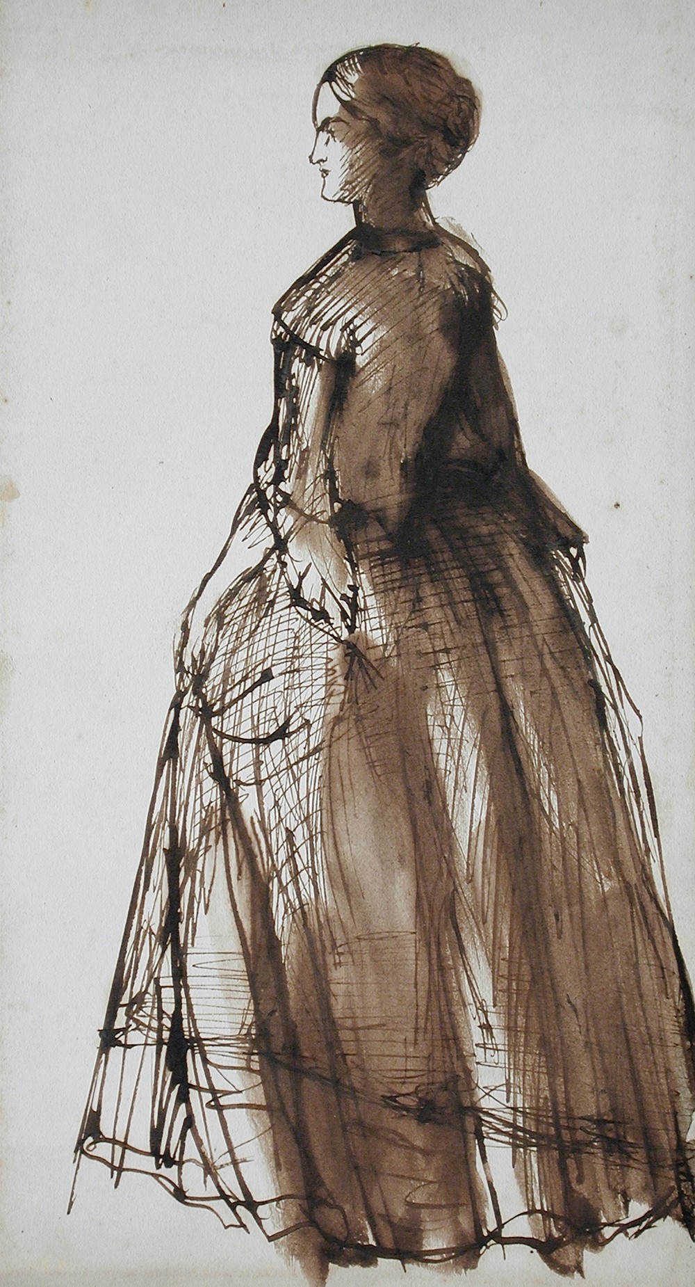 Standing Woman, Facing Left (circa 1850)
