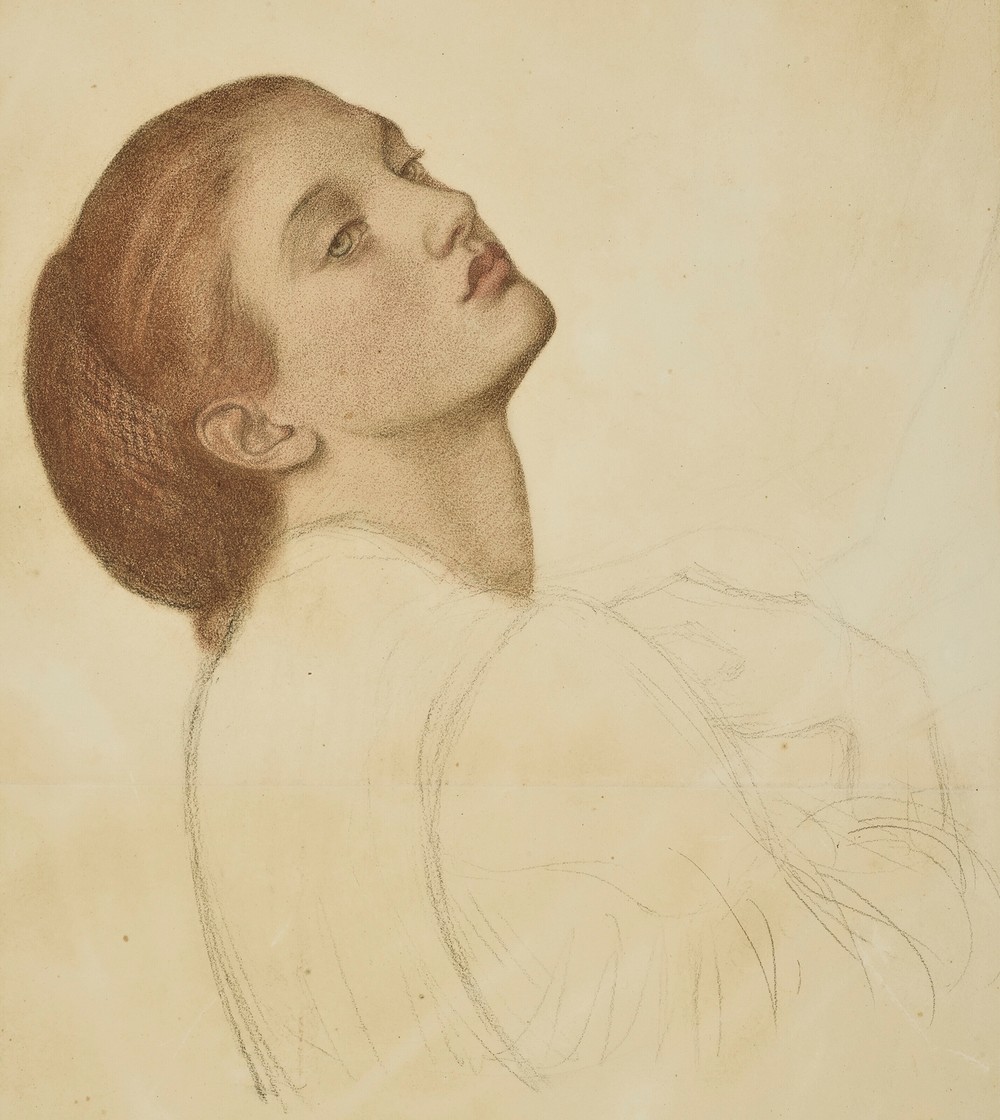 Study for ‘Marigolds – The Bower Maiden, Fleur-de-Marie’ (circa 1873-1874)