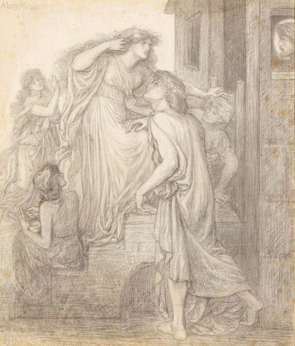 Mary Magdalene at the Door of Simon the Pharisee – Compositional Study
