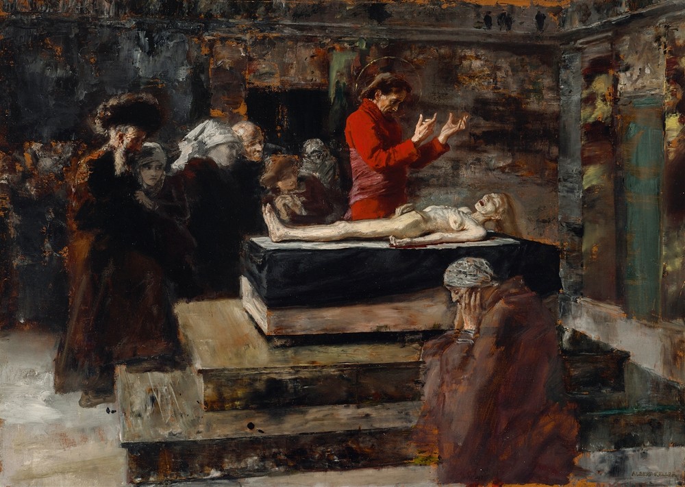 The Raising of Jairus’s Little Daughter (before 1886)