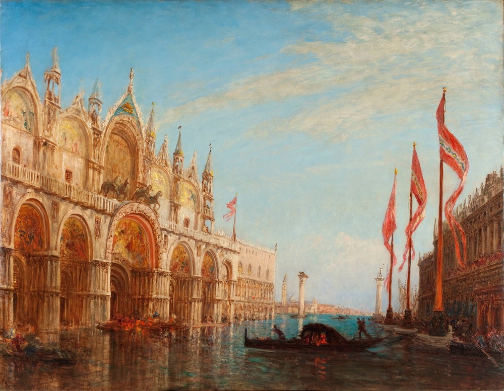 La place Saint-Marc, inondation de 1863 (after 1863)