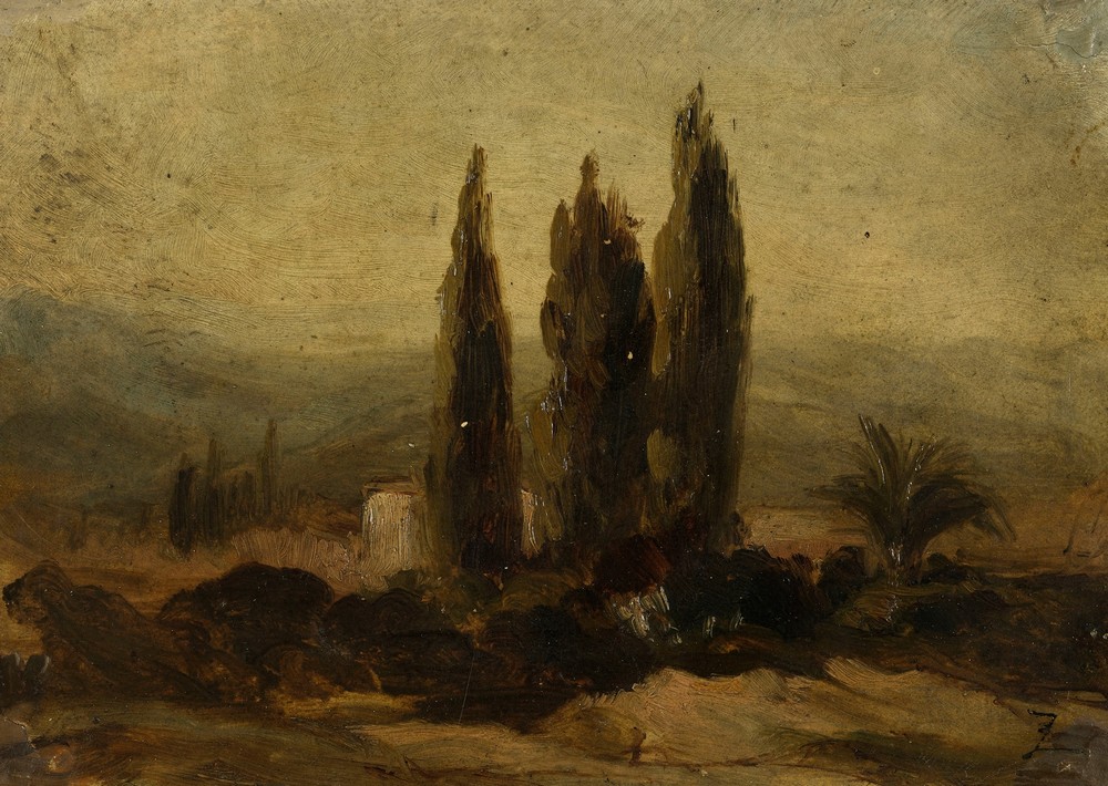 Les trois cyprès (19th century)