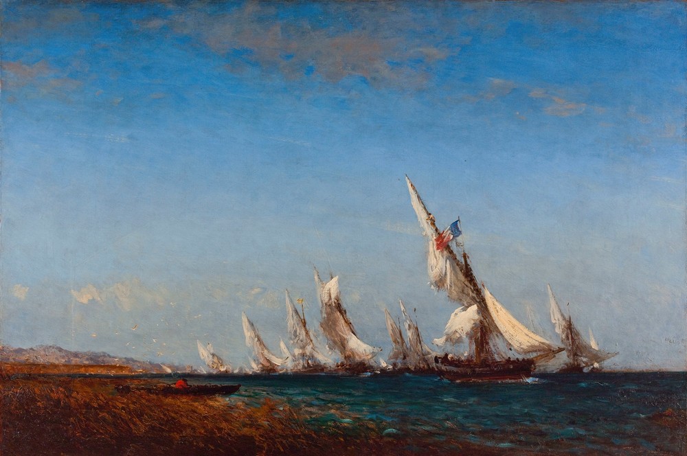 Rentrée de pêcheurs à Martigues (19th century)