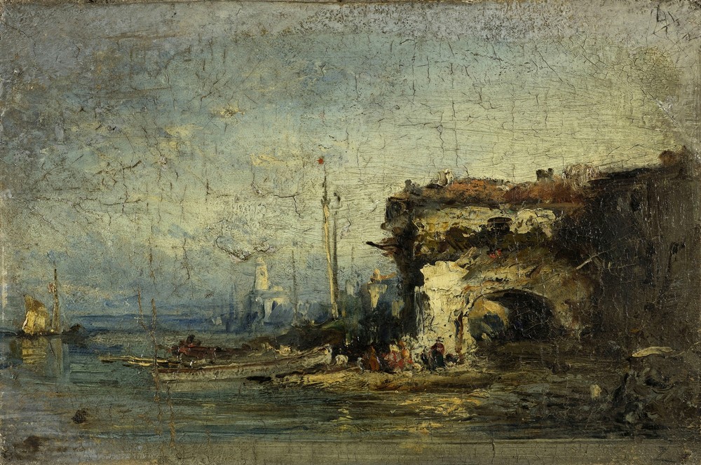 Vue d’Italie; la vieille porte