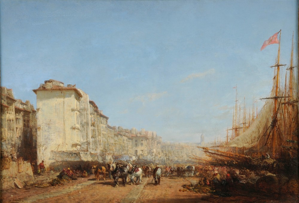 Marseille, le vieux port (before 1868)
