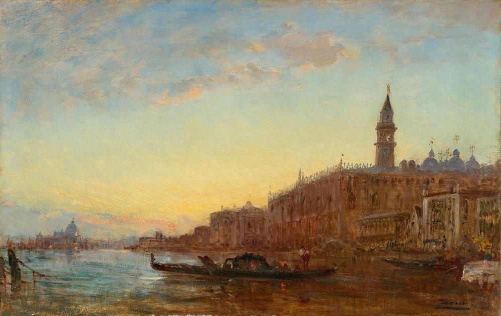 The grand canal in Venice