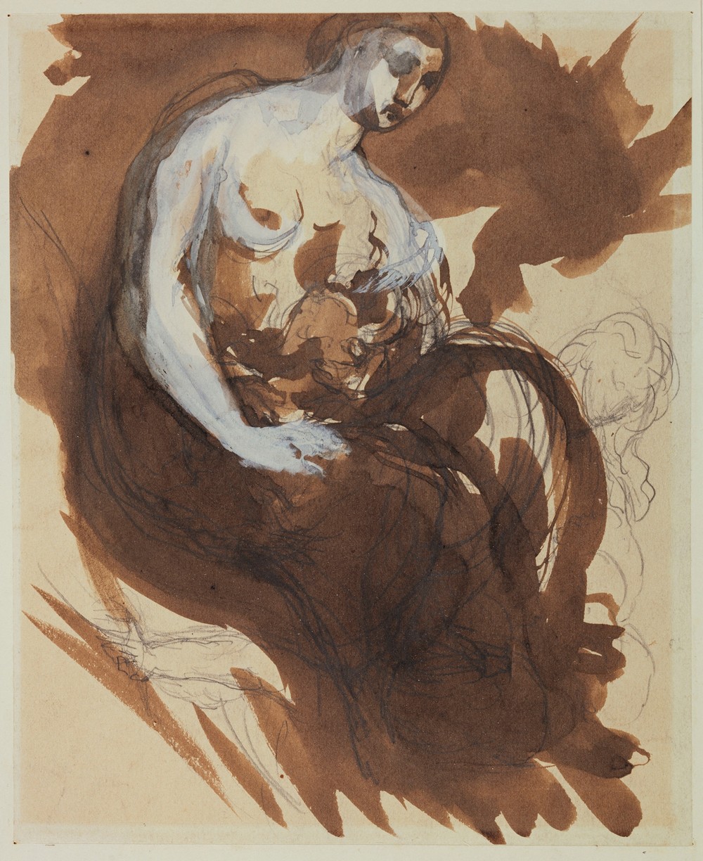 Le Sommeil, Femme assise