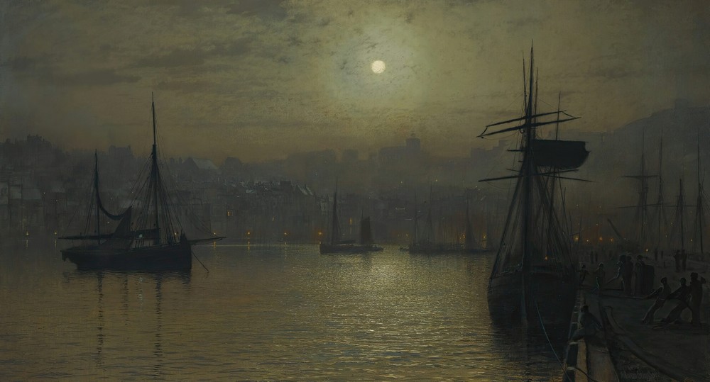 Old Scarborough, Full Moon, High Water