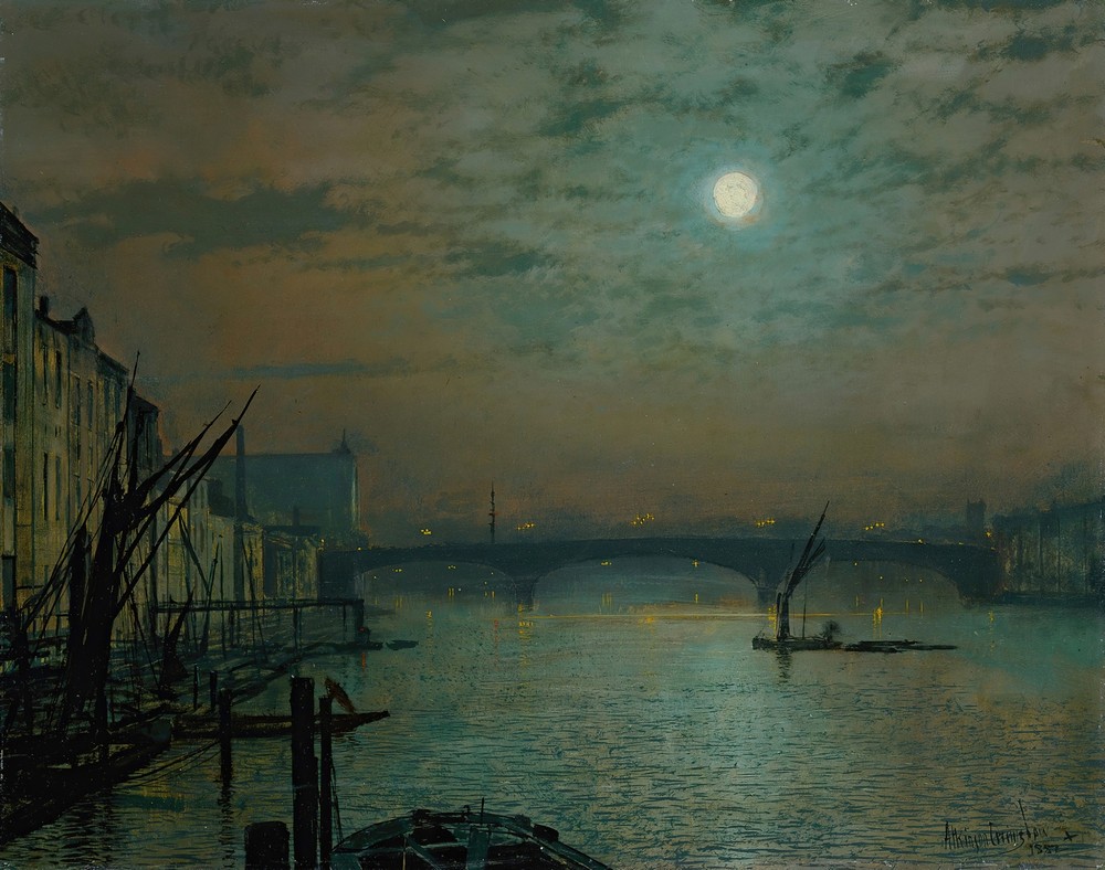 Southwark Bridge by Moonlight