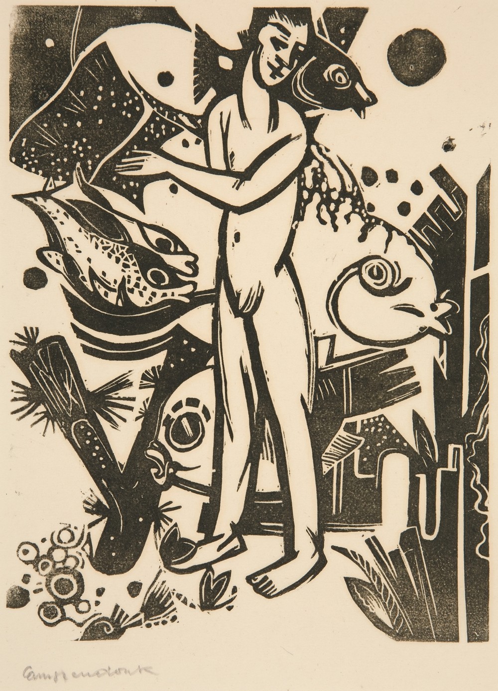 Nude Boy with Fish