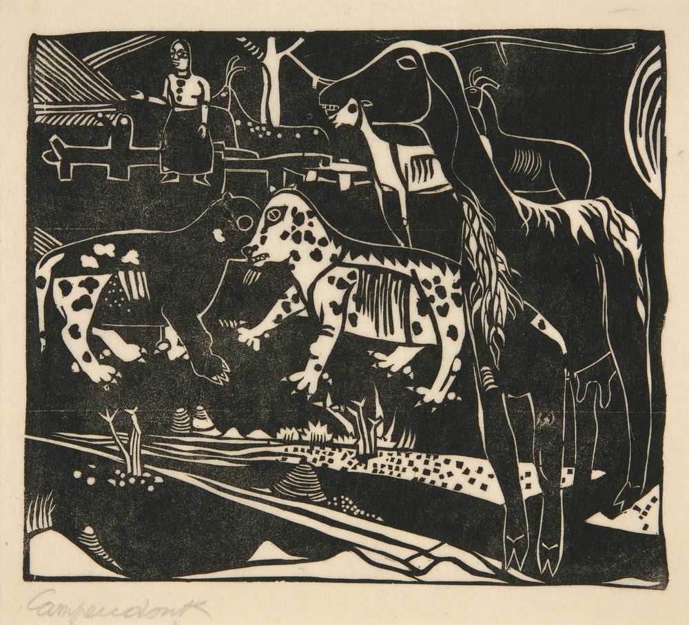 Landscape with Goats and Bobcats (1920–21)