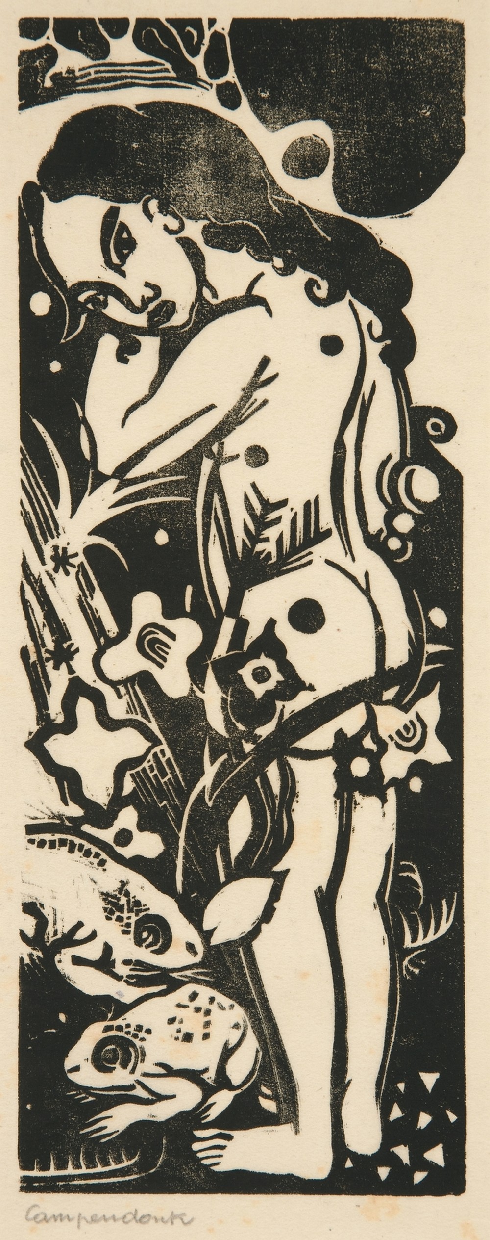 Girl with Frogs