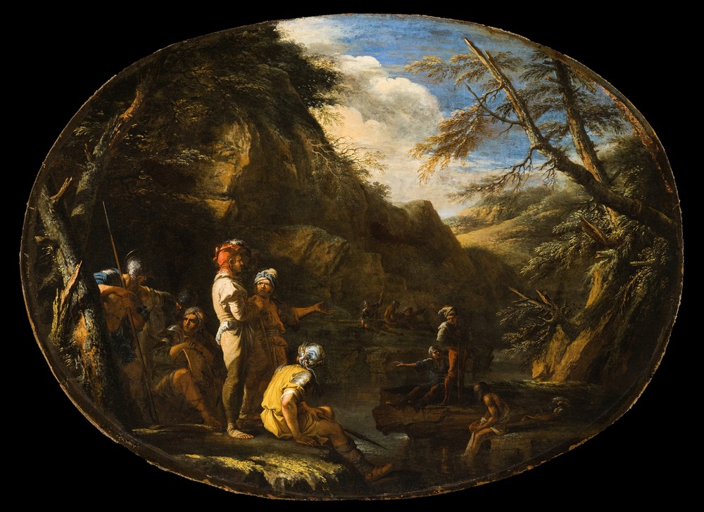 Landscape with Armed Men (circa 1640)