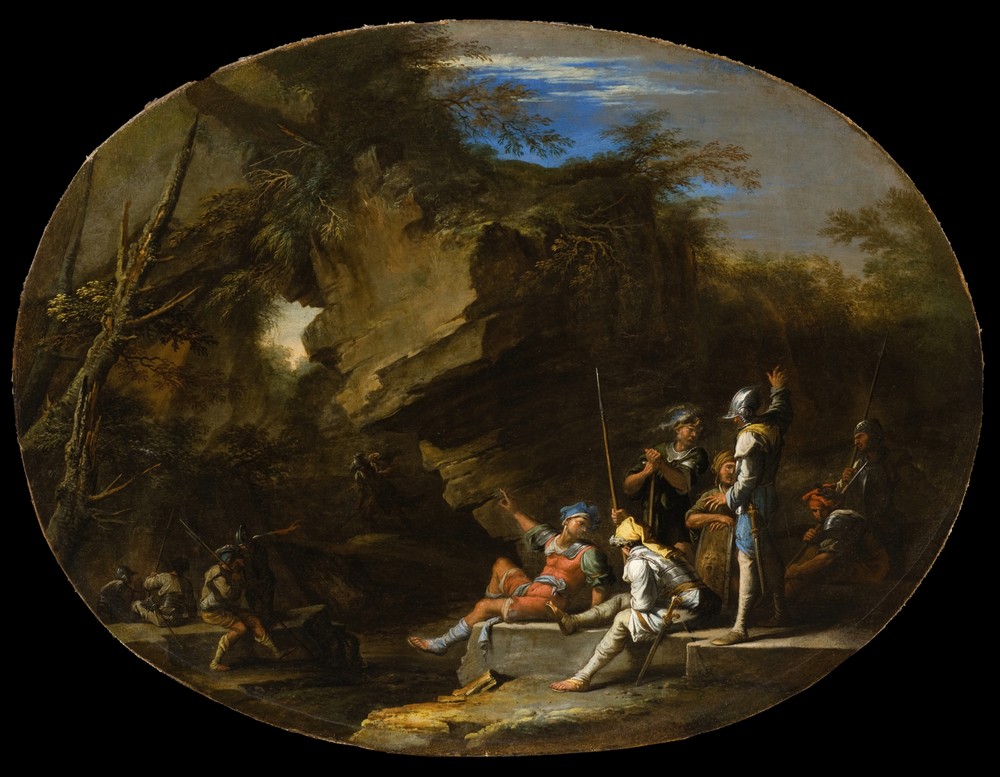 Landscape with Armed Men (circa 1640)