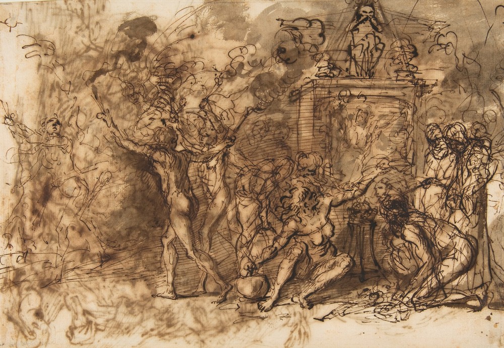 Figures Gathered around a tree (1615–73)