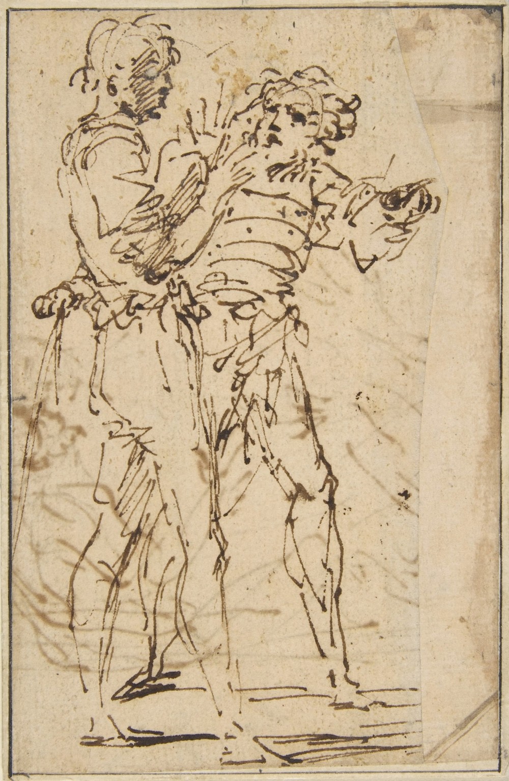 Two Standing Men Gesticulating (1615–73)