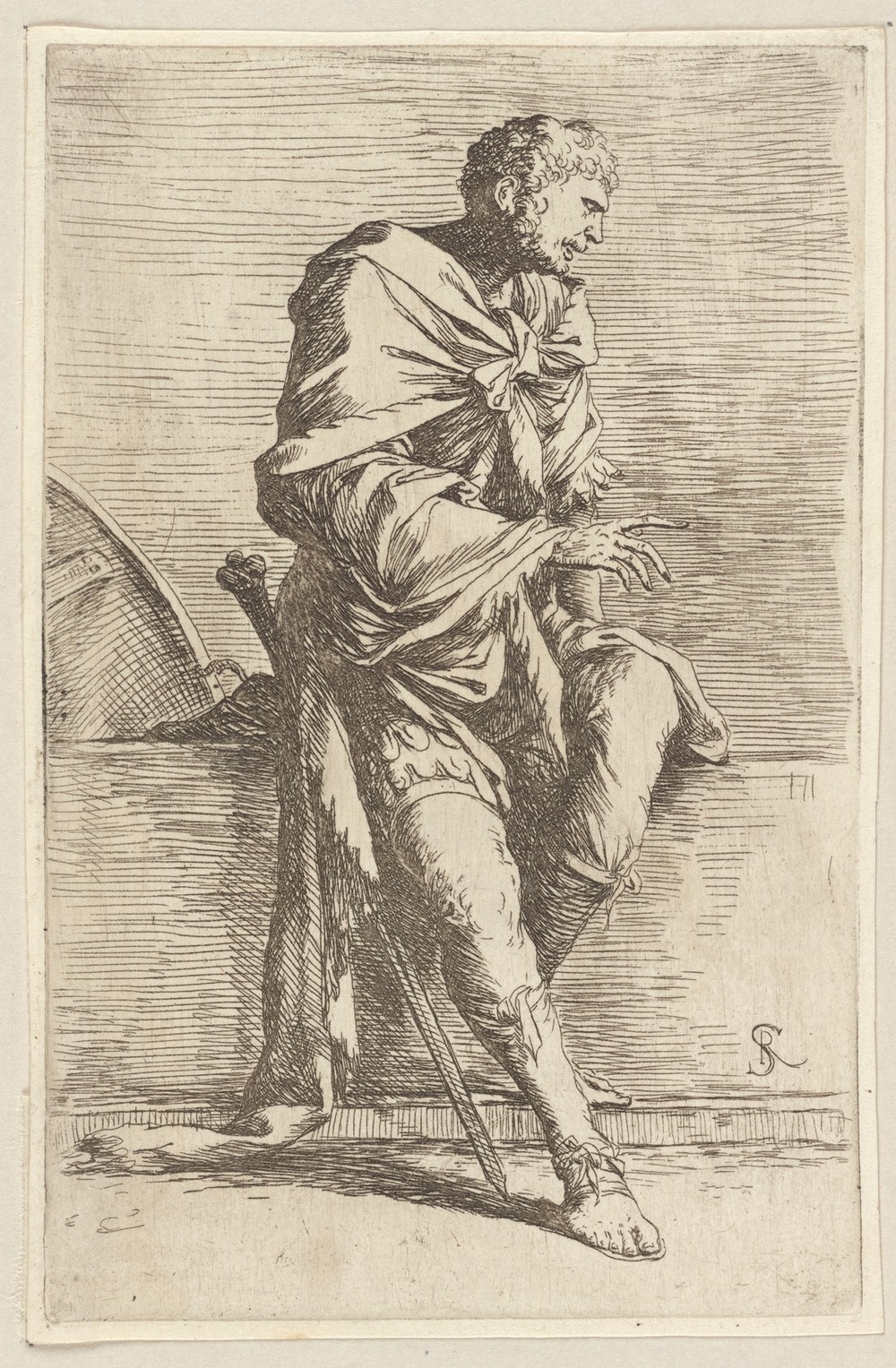 Soldier, Seated