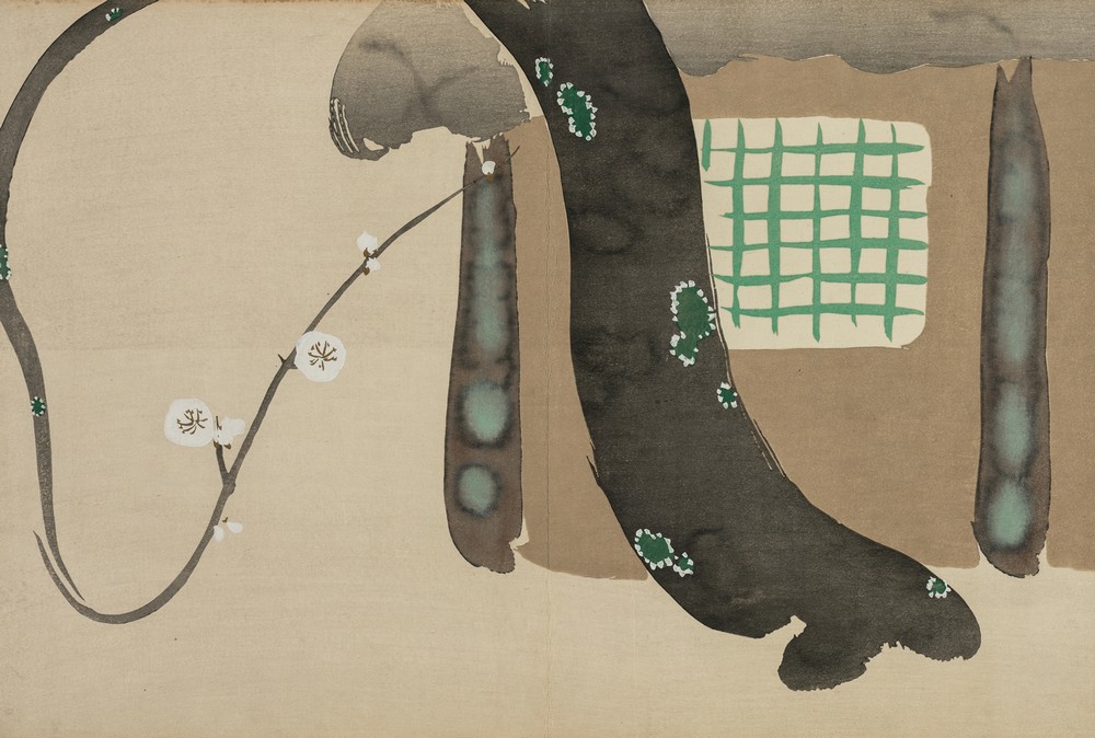 Plum by the Eaves (Nokiba no ume)