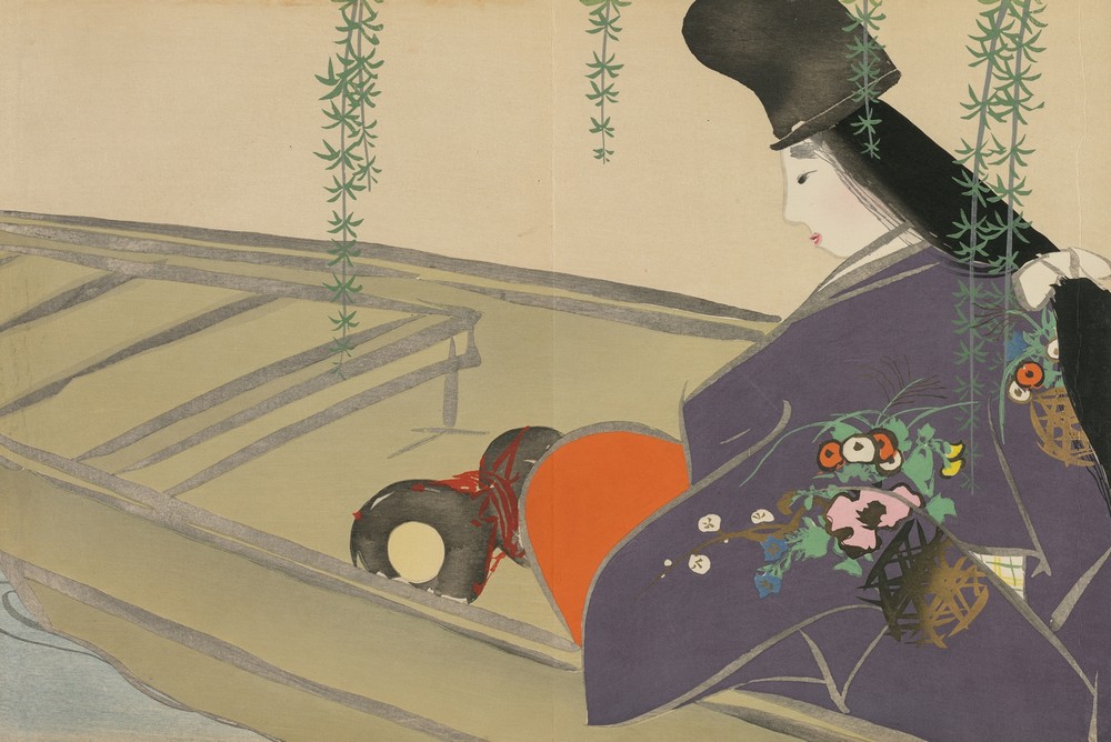 Asazuma in Her Boat (Asazuma-bune)