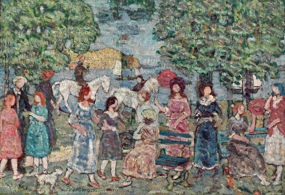 Landscape With Figures (ca. 1918-1923)