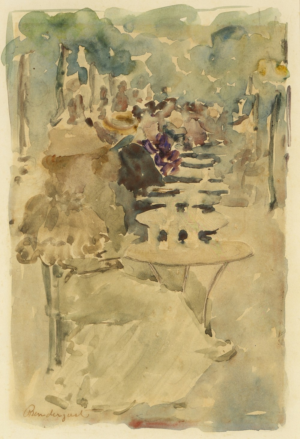 Outdoor Cafe (ca. 1892)